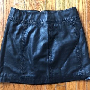Free People Modern Femme Vegan Leather Mini